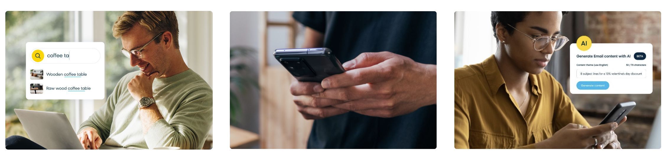 Happy Customers Using Predictive Search to Find the Right Products