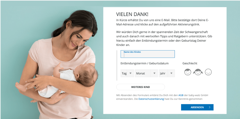Zero Party Data Registration